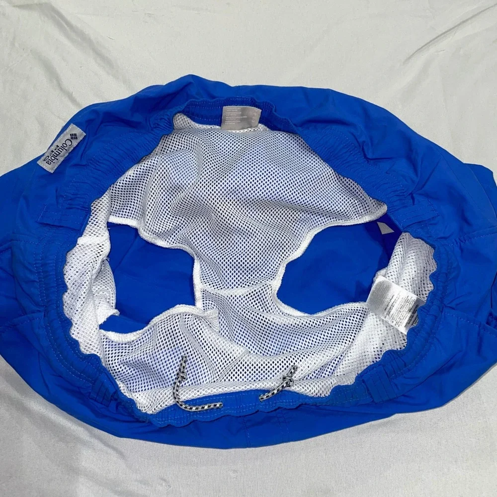 Columbia PFG Backcast III Water Shorts Mens XL Blue Omni-Shade FM4009 6in Inseam